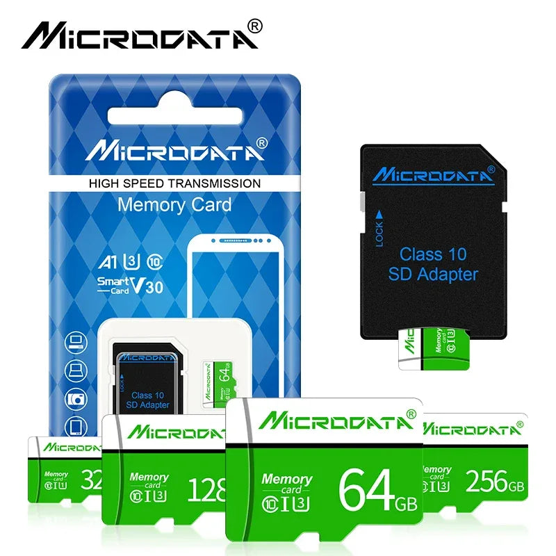 Memory Card 256GB 128GB Micro TF SD Card 64GB 32GB Mini Flash Card 16GB 8GB For Phone