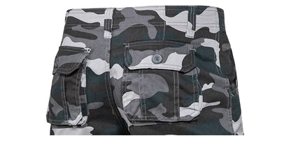 Mens Camo Shorts Men Camouflage Overalls Loose Casual Outdoor Sports Half Pants Side Pocket Cotton Comfortable Shorts
