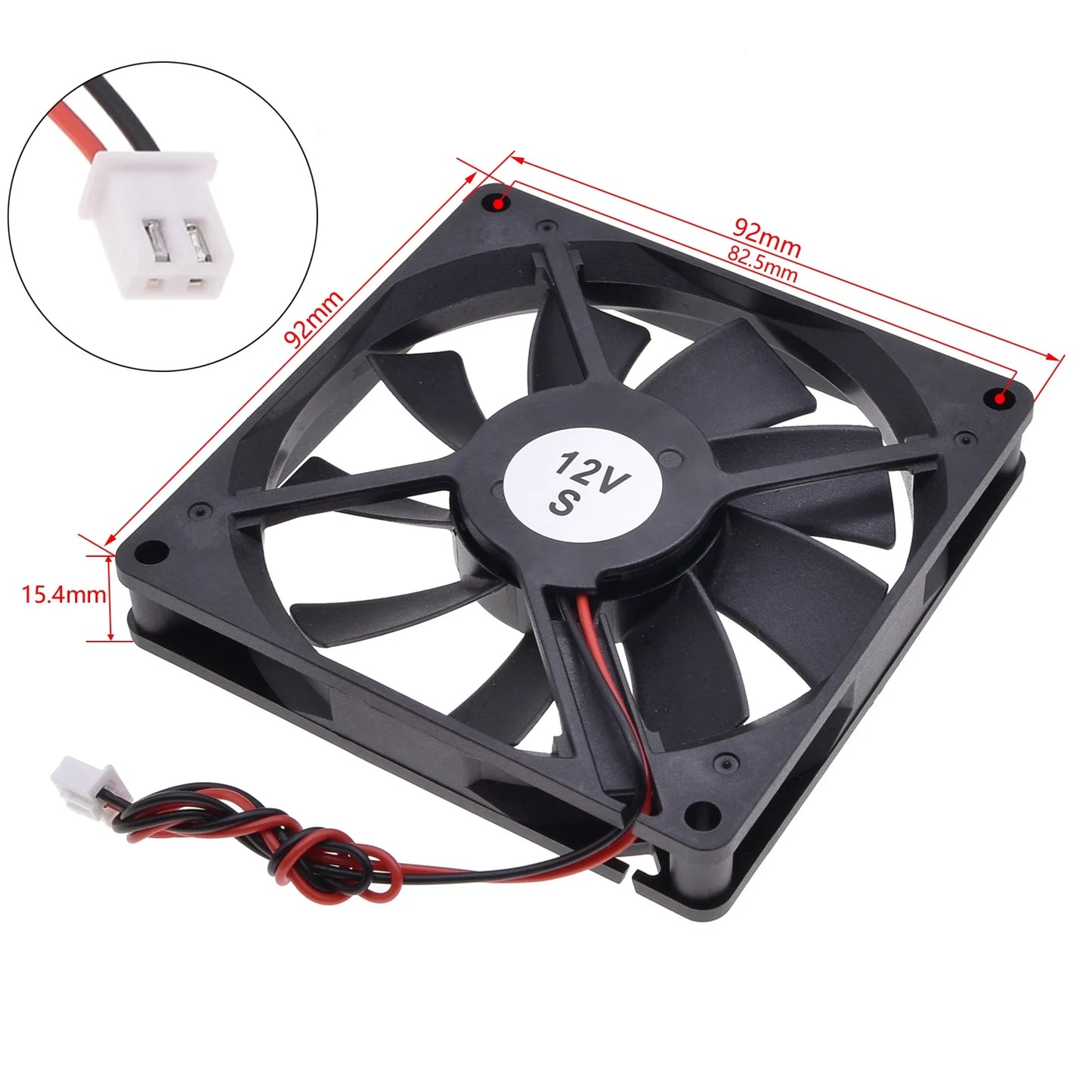 Silent DC12V Brushless Oil Content Cooling fan，for Power Supply Toy Chassis Multiple Sizes Available 2 3 4 5 6 7 8 9CM Silent