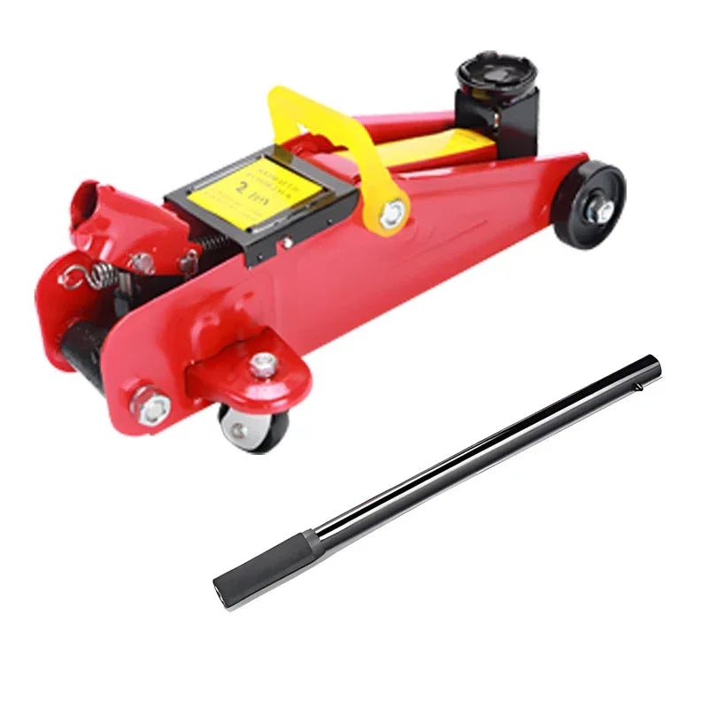 2-Ton Ultra-Low Position Horizontal Car Sedan Suv Hydraulic Lifting Tire Changing Jack Wheel Frame Car Tire Repair Tool