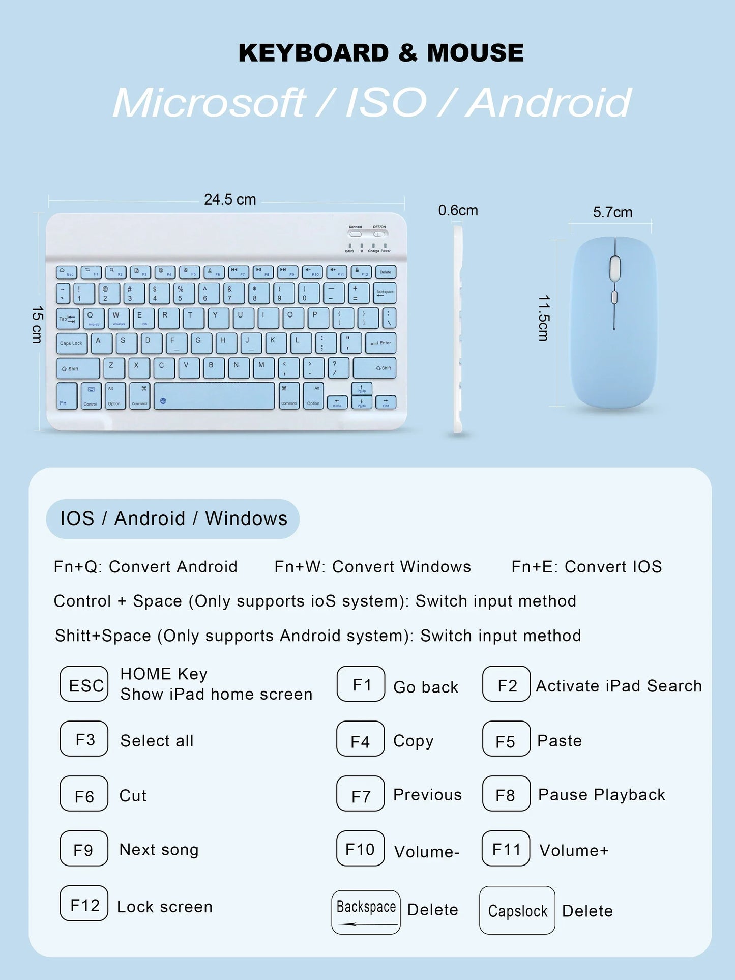 Spanish Keyboard Case For iPad Air Pro 11 13 2024,iPad 10.2 7/8/9th 10th 2022 Gen Air 3 4 5 10.9 Pro 12.9 Funda Cover For iPad