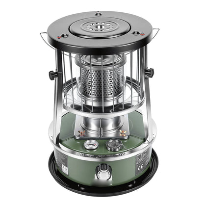 Kerosene Heater Adjustable Height Non Electric Portable 2 in 1 Stove Heater for Camping Garage Adjustable Height Kerosene Heater