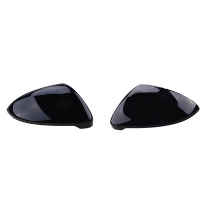 Rhyming Glossy Black Rearview Mirror Cover Side Mirror Caps Car Accessories Fit For VW Golf 7 MK7 MK7.5 GTI R GTE GTD 2013-2020