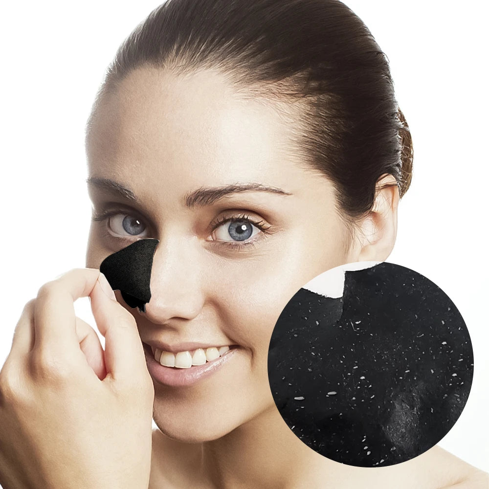 10-200Pcs Blackhead Acne Remover Nose Strips Unisex Nose Deep Cleansing Shrink Pore Peel Mask Cleaning Patch Skin Care Cleaner