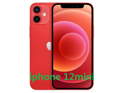 Original iPhone 12 Mini 5G Mobile phone 4GB&64/128/256GB IOS A14  5.4'' Dual 12MP APPLE used Cellphone iphone12mini Face ID NFC