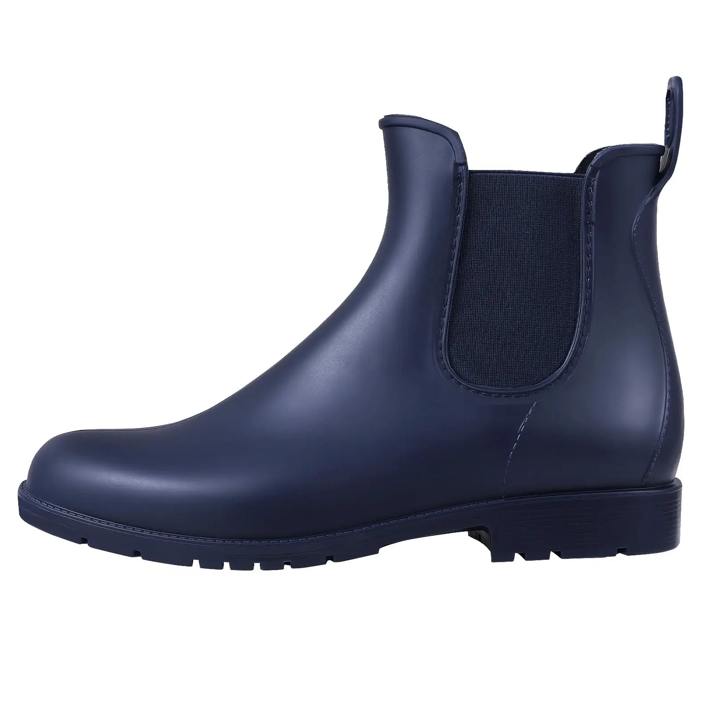 Evshine Fashion Short Rain Shoes For Women New Lady Chelsea Boots Outdoor Anti-slip Waterproof Rain Boots Sodt Rubber Ankle Boot