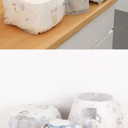 10Pcs Non-Woven Appliance Covers,Dust Protector for Air Conditioner Cartoon Pattern Fan Rice Cooker Microwave Oven Protect Cover