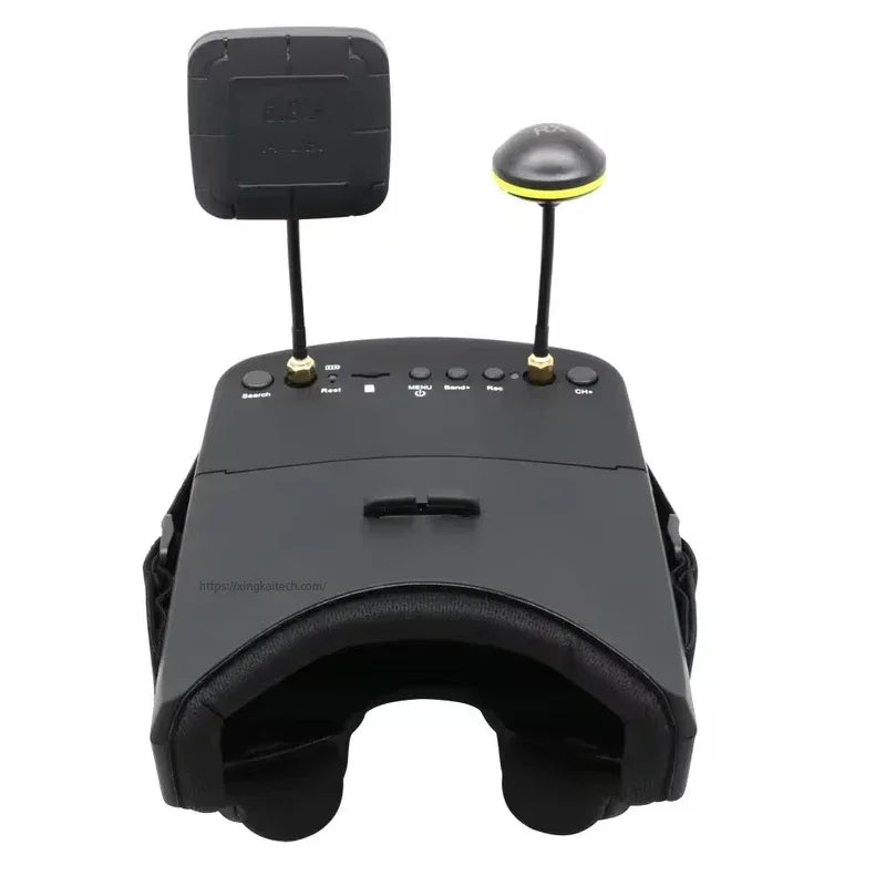5.8G 40CH 5 Inch 800*480 Video Headset HD DVR Diversity FPV EV800D Goggles With Battery For RC Model RC FPV Drone