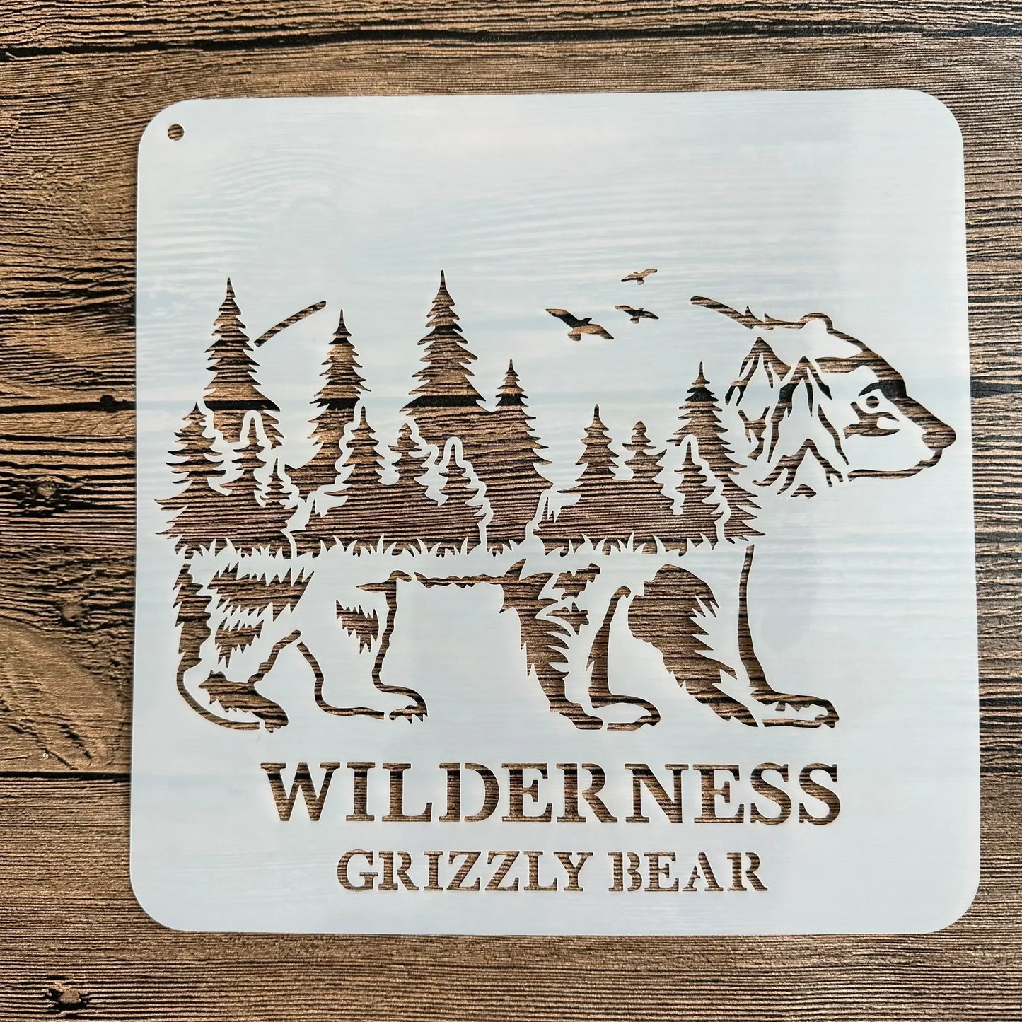 20*20 cm DIY mandala mold for painting stencils stamped photo album embossed paper card on wood, fabric wall christmas deer