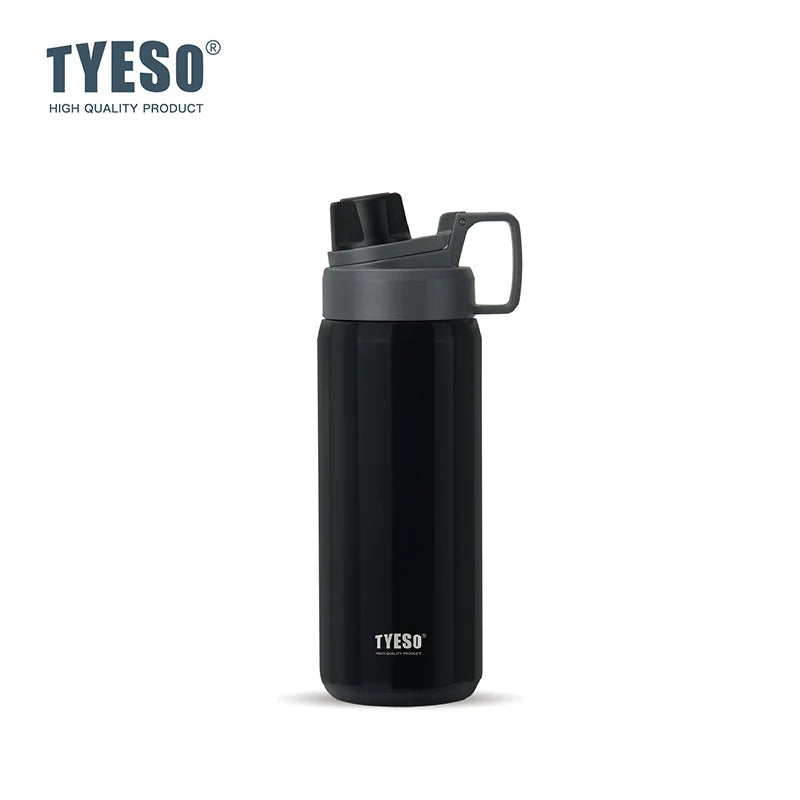 Tyeso Vacuum Flask for Men Women Stainless Steel Outdoor Water Bottles for Cycling Hiking 750ml 900ml Portable Water Bottle