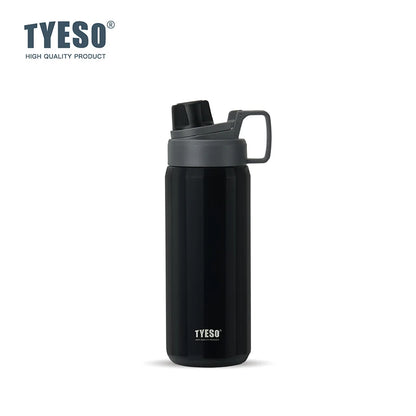 Tyeso Vacuum Flask for Men Women Stainless Steel Outdoor Water Bottles for Cycling Hiking 750ml 900ml Portable Water Bottle