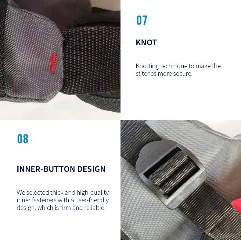 High Buoyancy Fishing Vest Adjustable Safety Life Jacket for Outdoor Boating and Fishing Gear Men Women Water Sports Vest
