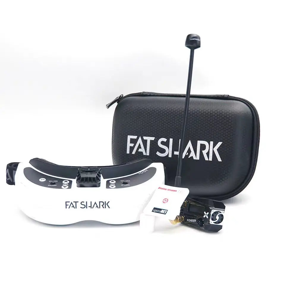 Fatshark Dominator Hdo2 Goggles With Immersionrc Rapidfire And Lumenier Axii Patch And Lumernier Axii Antenna For Fpv Rc Drone