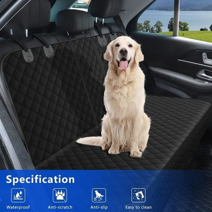 Car Dog Seat Cover for Back Seat Waterproof Auto Rear Pet Seat Protector Mat Nonslip Universal Safety Carrier For Outing Dogs