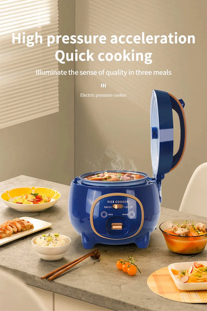 110V-220V Household Kitchen Electric Cooking machine Mini 1.8L Rice Cooker for Boiling Water, Rice, and Soup
