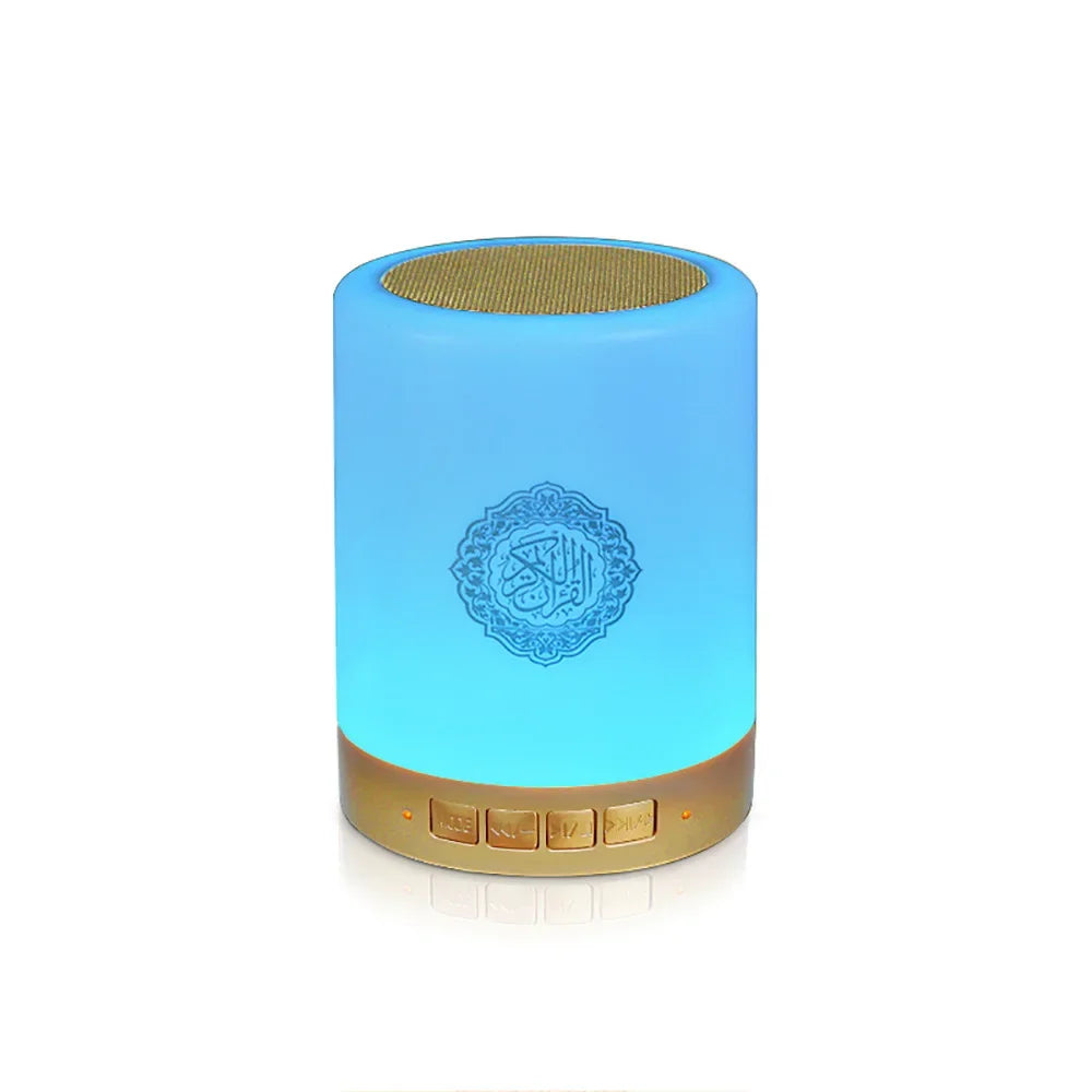 Muslim Arabic Koran Azan Clock Islam Night Light Wireless Bluetooth Speaker Quran Portable Bright Lamp Arab Islamic Holy Ramadan