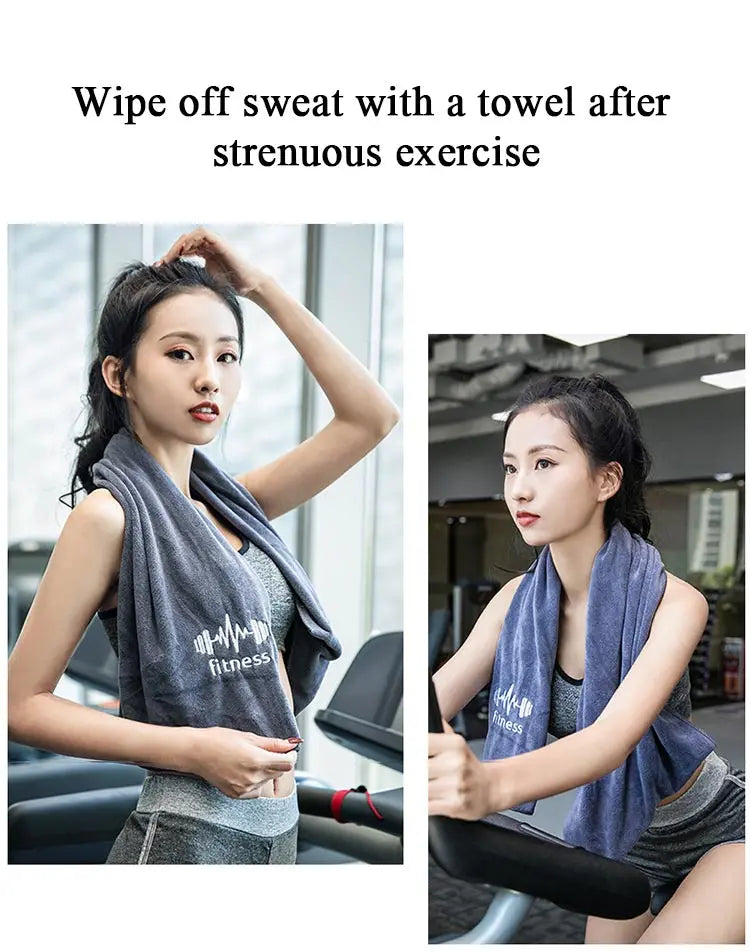Fitness Towel for Sports Multifunctional Quick-Drying Towel Gym Equipment Sweat Pad Towel Swimming Towel Microfiber Pool Towels