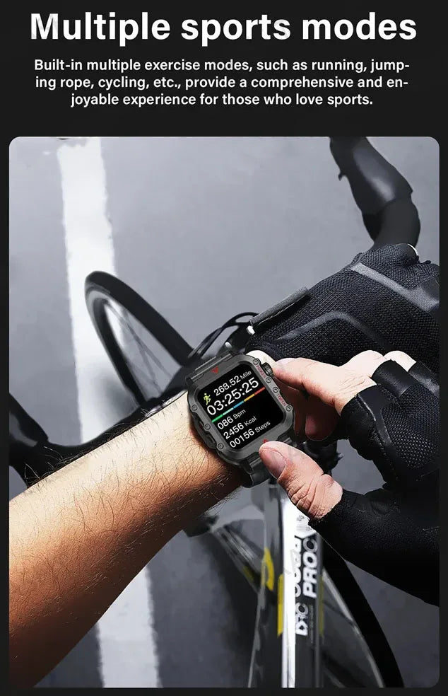 2025 Smartwatch New GPS Smart Watch Men 1.71 Inch HD Display Screen GPS & Make/Receive Phone Calls 340mAh Battery Smart Bracelet