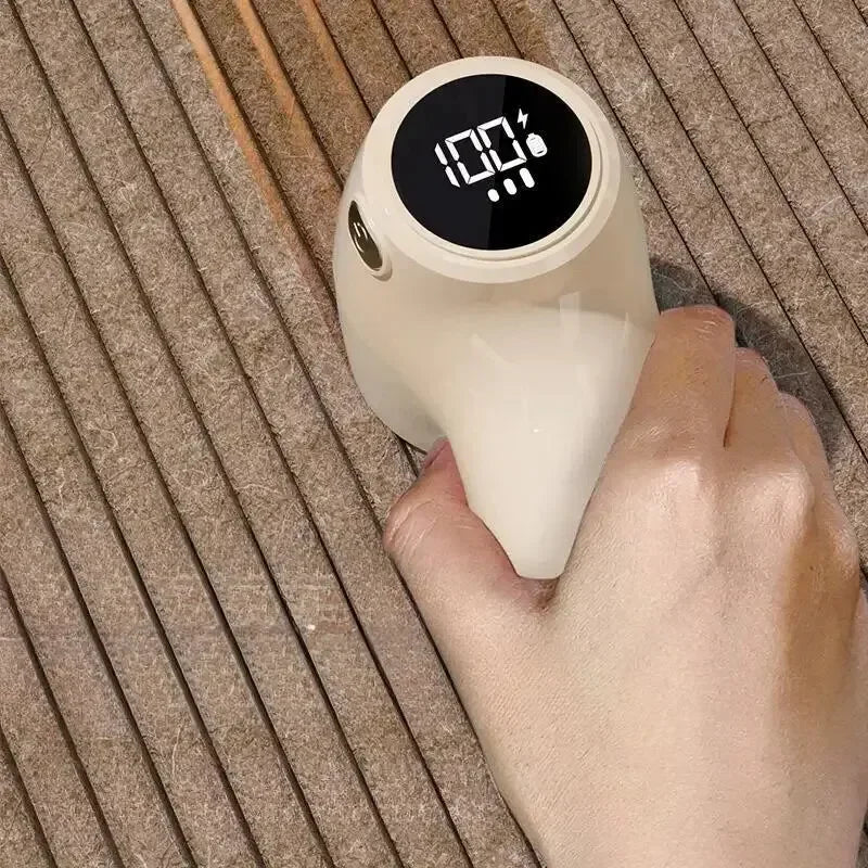 Electric Hairball Trimmer 6 Blades Smart LED Digital Display USB Charging Sweater Lint Remover Home Portable Fast Ball Remover