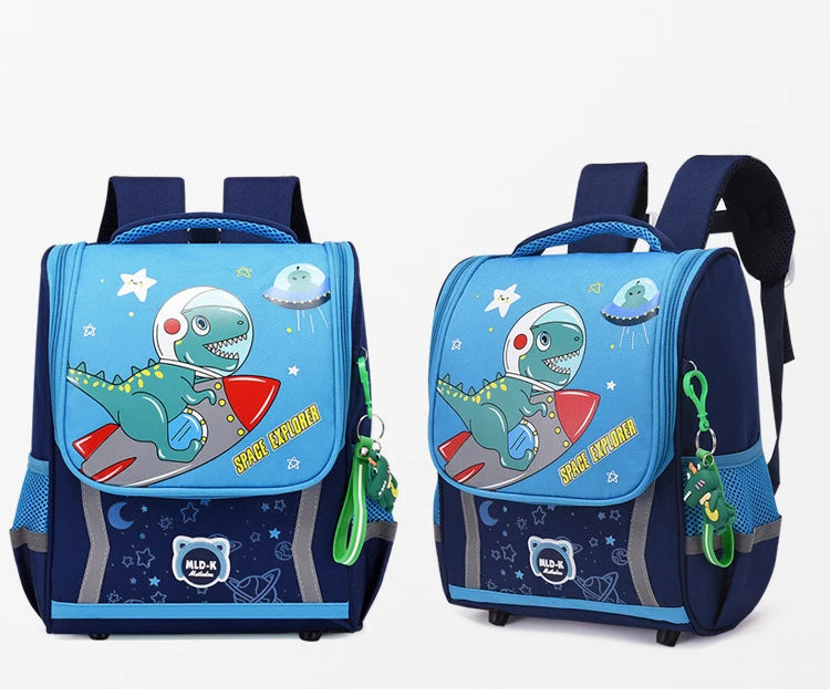Cute Dinosaur Children Primary School Backpack 1 Grade Sac A Dos Pack Boys Cartoon School Bags For Kids Satchels Mochila Hombre