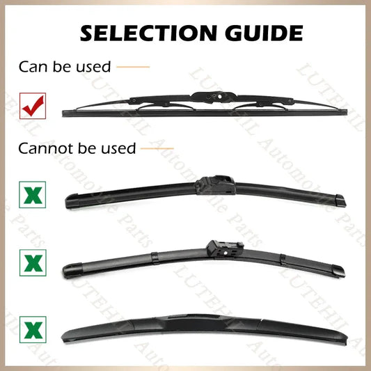 Car Vehicle Insert Rubber strip Wiper Blade (Refill) 6mm Soft 14" 16" 17" 18" 19" 20" 21" 22" 24" 26" 28" 1pcs Accessorie