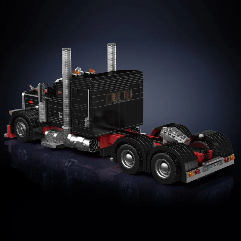 Mould King 10037 Technical Car Toys The American Truck Building Block Assembly Car Brick Set Educational Kids Christmas Gift