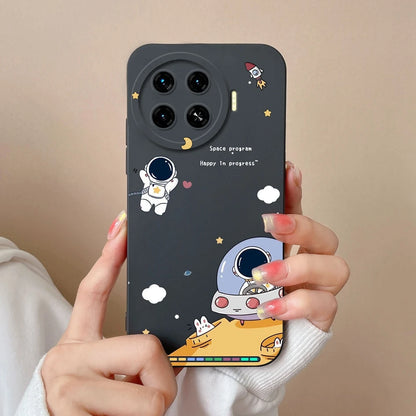 Cover For Tecno Spark 20 Pro+ 4G Case Phone Bags Pretty Flower Liquid Soft Silicone Shell For Tecno Spark20 Pro Plus Funda Coque