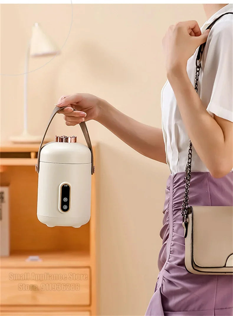 New Mini Rice Cooker Small 600ML Electric Cooker Multifunctional Electric Cooking Pot 12H Reservation Mini Hot Pot For Dormitory