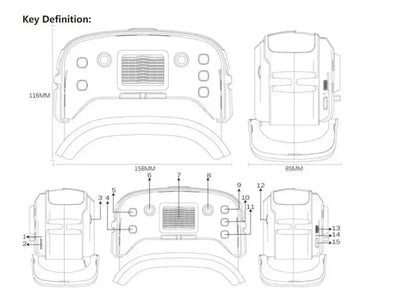 FPV Goggles 3.5 inch Goggles VR200 5.8G Analog with DVR 40CH 1024*600px IPS Screen Support for Analog FPV Racing Drone