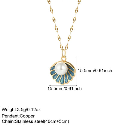 Bohemian Heart Animals Necklace for Women Cute Heart Punk Motocycle Pendant Gold Color Stainless Steel Long Chain Collars Neck