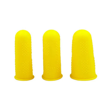3/10pcs Finger Protector Anti-cut Silicone Gel Tube Hand Bandage Heat Resistant Finger Sleeves Great Cooking Kitchen Tools