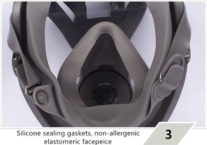 6800 Anti-gas full face mask spray paint chemical grinding activated carbon for gas mechanical polishing logging coating welding