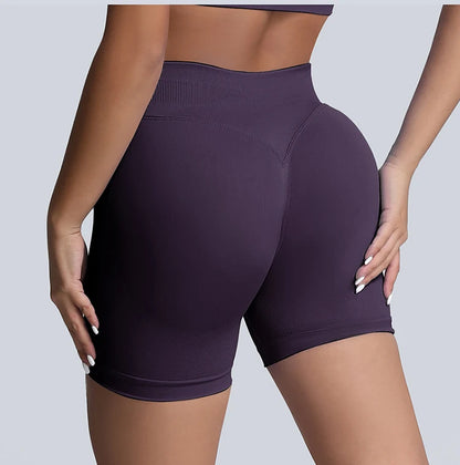 Impact Shorts Women High Waist Hip Lifting Yoga Short Fitness Seamless Elastic Workout Wear Woman Yoga Shorts Gym Female