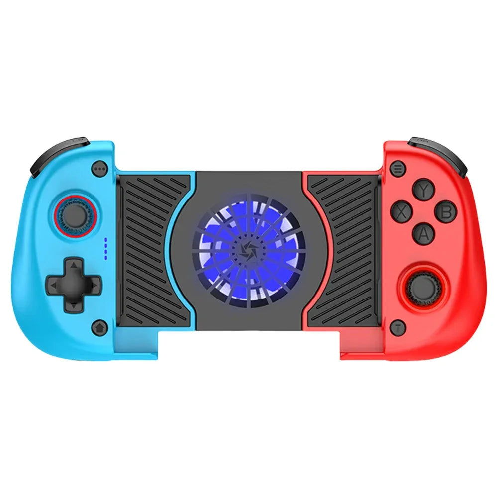 X3 Mobile Phone Gamepad with Cooling Fan Bluetooth-Compatible Mobile Phone Gaming Controller Vibration for Android/iOS/PC/Switch
