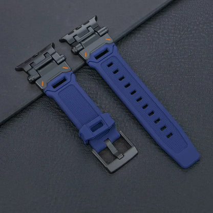 Silicone Sport Band for Apple Watch Ultra 49mm 45mm 42 44mm Rubber Strap for iWatch Series 9 8 7 se 6 5 4 ultra 2 49 Correa