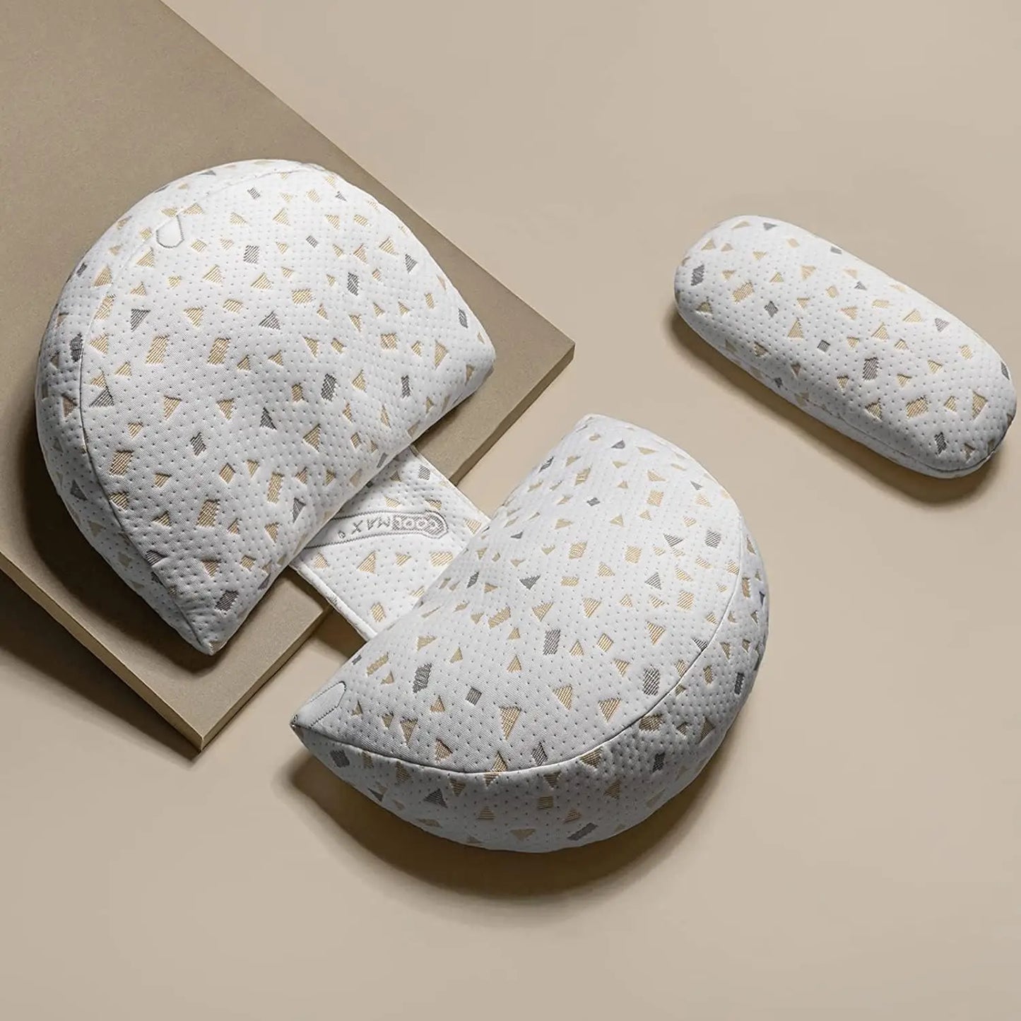 Pregnancy Pillow Maternity Pillow for Side Sleeping Soft Pregnancy Body Pillow Maternity Pillow w/ Detachable Adjustable Pillow