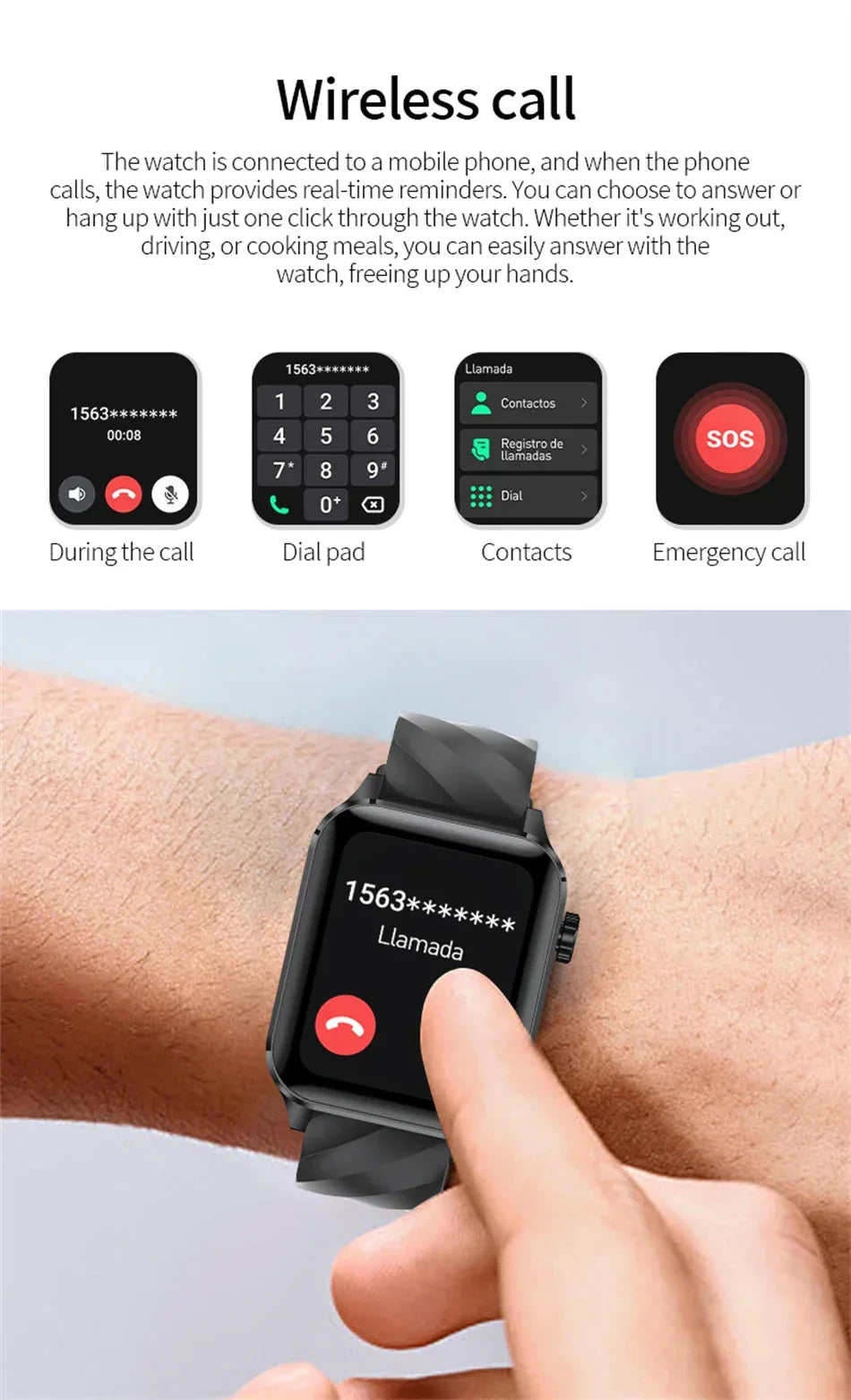 LIGE Smart Watch Sport Fitness Sleep Monitor Fashion Luxury Women's Watch Bluetooth Call Message Clearance Sale Men's Smartwatch