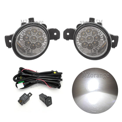 Fog Lights for Nissan X-trail T32 X trail Rogue 2014-2016 Headlight LED Fog Light Switch Harness Cover Grill Fog Lamp Assembly