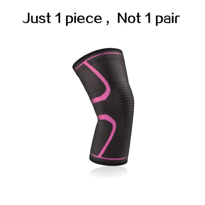 WOSWEIR-1 PC Elastic Knee Pads Nylon Sports Fitness Kneepad Fitness Gear Patella Brace Running Basketball Volleyball Support