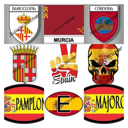 Lombardia Marche Molise Italy Flag Emblem Vinyl Sticker Decoration Naples Napoli Modena Messina Milan Italia Round Seal Flag