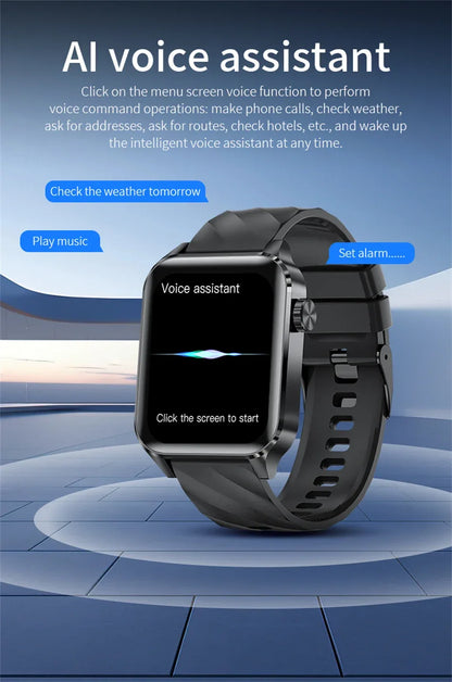 LIGE Smart Watch Sport Fitness Sleep Monitor Fashion Luxury Women's Watch Bluetooth Call Message Clearance Sale Men's Smartwatch