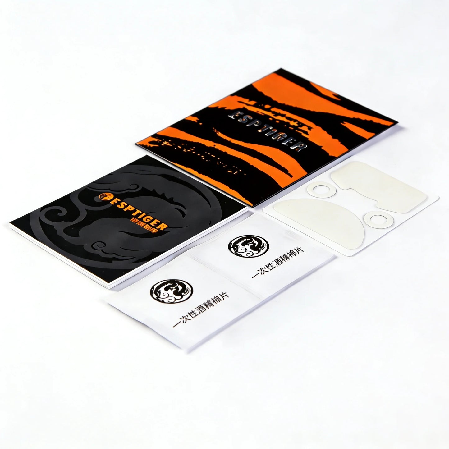 ESPTIGER ICE Mouse Skates for Razer Viper V4 Pro High Purity PTFE Mouse Feet 2.5D Edge Glides Curve Edge