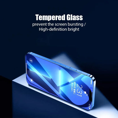 5PCS Tempered Glass For iPhone 16 15 14 13 12 11 Pro Max SE 2020 2022 X XR XS Max 13 12 Mini 15 14 Plus 8 Screen Protector glass