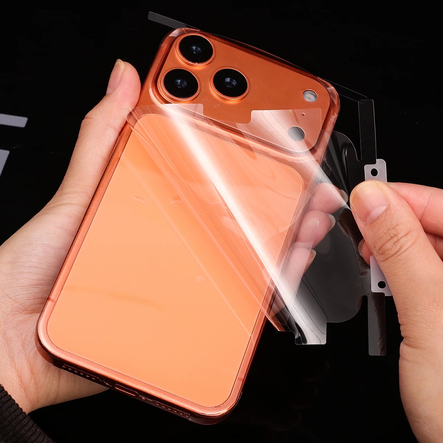 For iPhone 17 Pro Max Air 17Pro 17PM 17Air HD Side Frame Back Full Coverage Protective Film For iPhone17 Border Hydrogel Film
