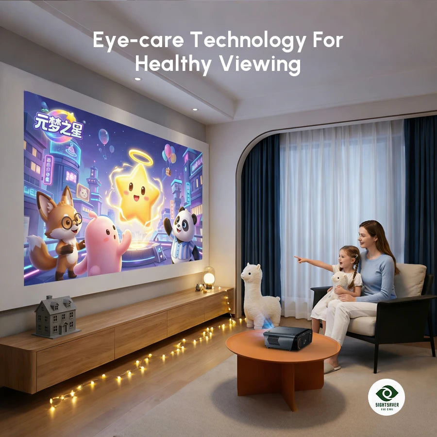 4200 ANSI 4K UHD Projector Smart Android 14 Google TV Video Beamer 2.4G+5G WiFi6 TOF Auto Focus Dual Speaker Home Theater 2026