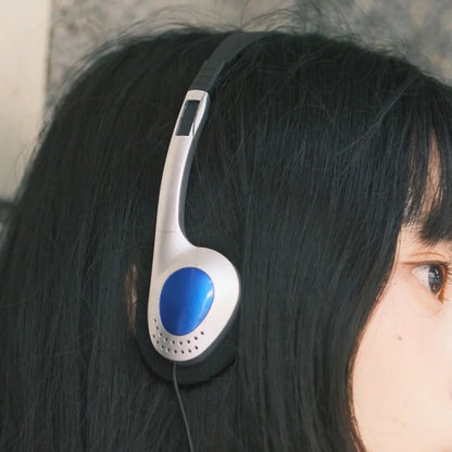 Personality Retro Classic Music Headphones Fashion Game Headset Portable Sport Wired Earphone Photography Photo Props
