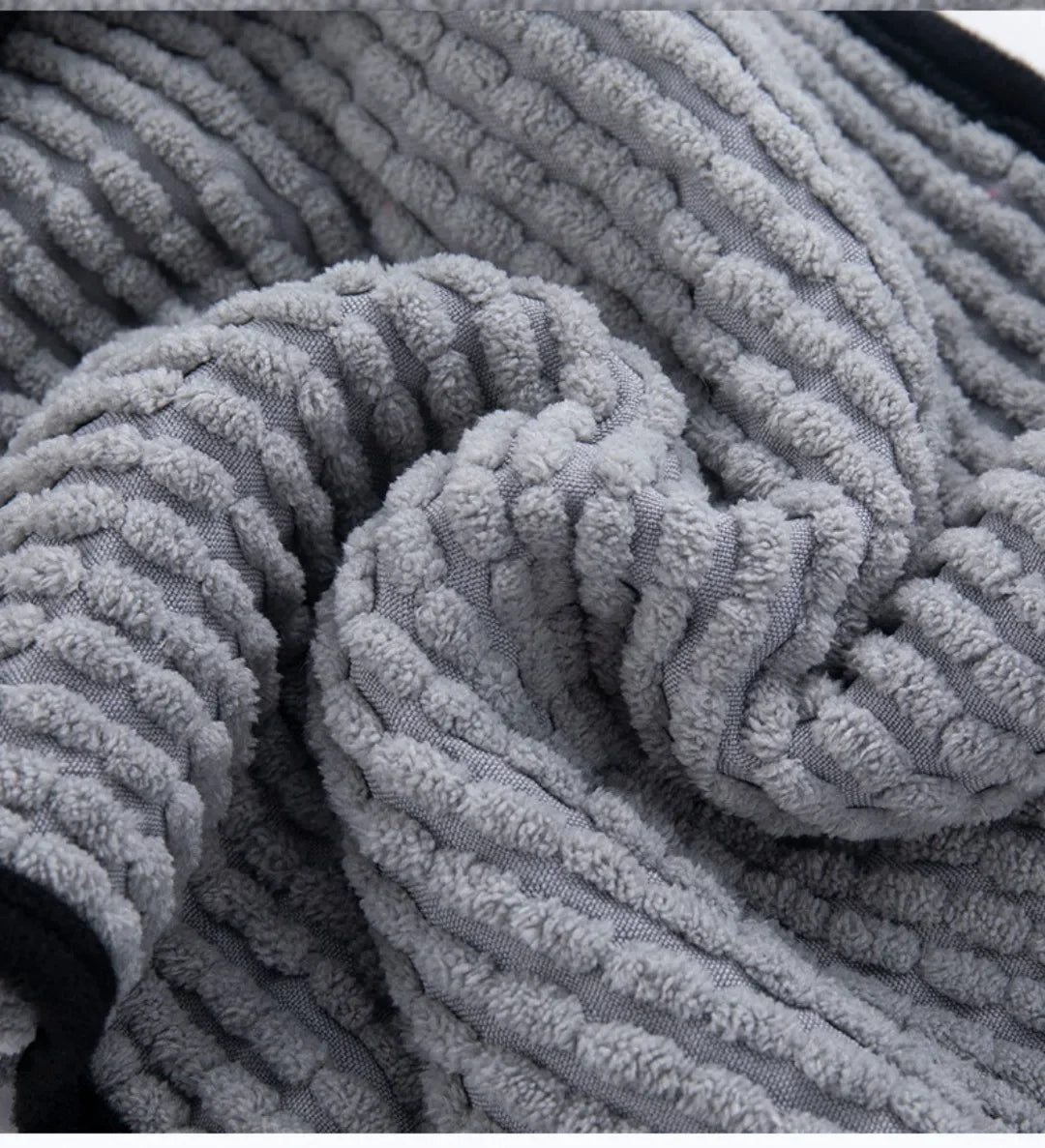 1Pcs Super Absorbent Pet Bath Towel Quick-drying Cat Towels Convenient Soft Bath Robe Dry Pet Cleaning Washcloth Dog Accessories