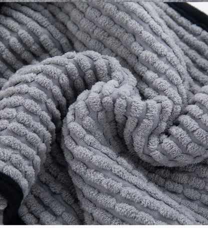 1Pcs Super Absorbent Pet Bath Towel Quick-drying Cat Towels Convenient Soft Bath Robe Dry Pet Cleaning Washcloth Dog Accessories