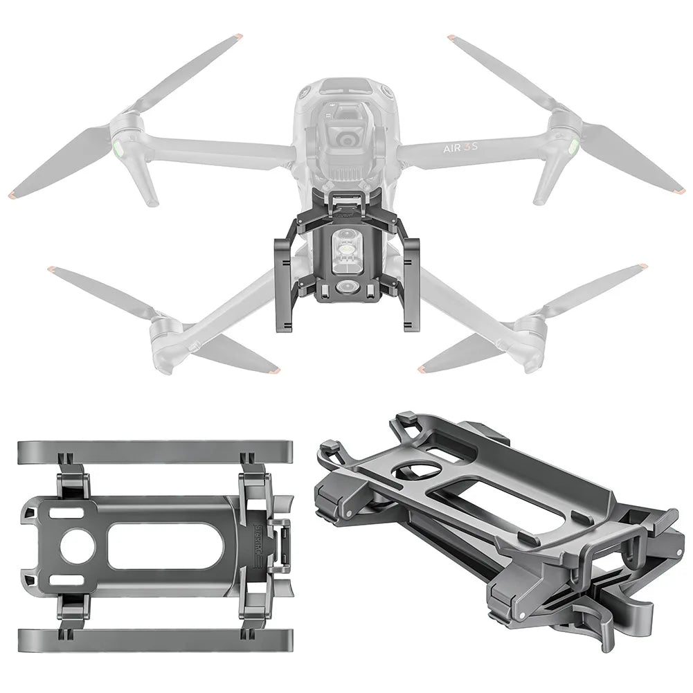 Landing Gear Foldable Extended Leg Protector Heighten Quick Release Extender Legs Feet Landing Legs Stand for DJI Air 3S/Air 3