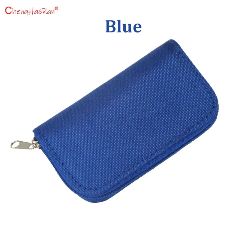 1PC 22-Slot Memory Card Storage Case for CF/SD/Micro SD/SDHC/MS/DS Camera Memory Card Holder Bag for Gaming & Photography